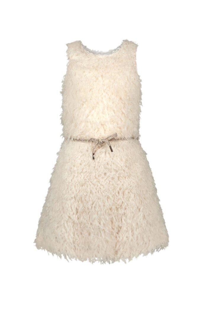 Like Flo Zomer jurk meisjes Off wit - veren Like FLO Zomer jurk meisjes Off wit - verenMateriaal 100% polyesther