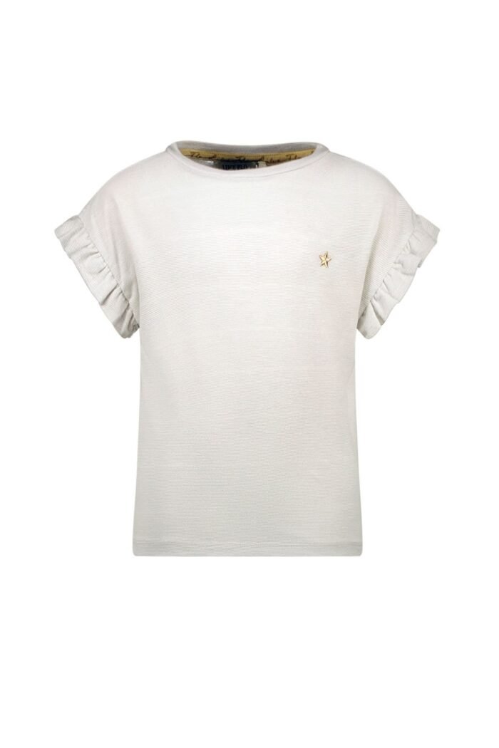 Like Flo Zomer shirt meisjes Off wit - glitter Like FLO Zomer shirt meisjes Off wit - glitterMateriaal 65% evi