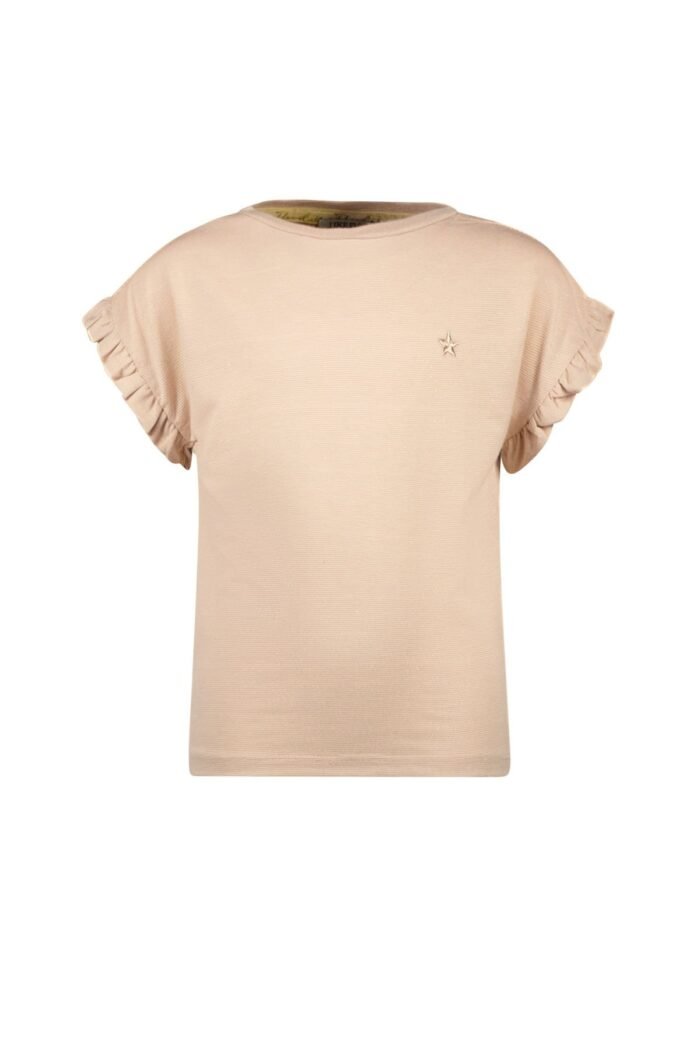 Like Flo Zomer shirt meisjes Zand - glitter Like FLO Zomer shirt meisjes Zand - glitterMateriaal 65% evi