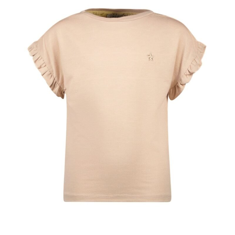 Like Flo Zomer shirt meisjes Zand - glitter Like FLO Zomer shirt meisjes Zand - glitterMateriaal 65% evi