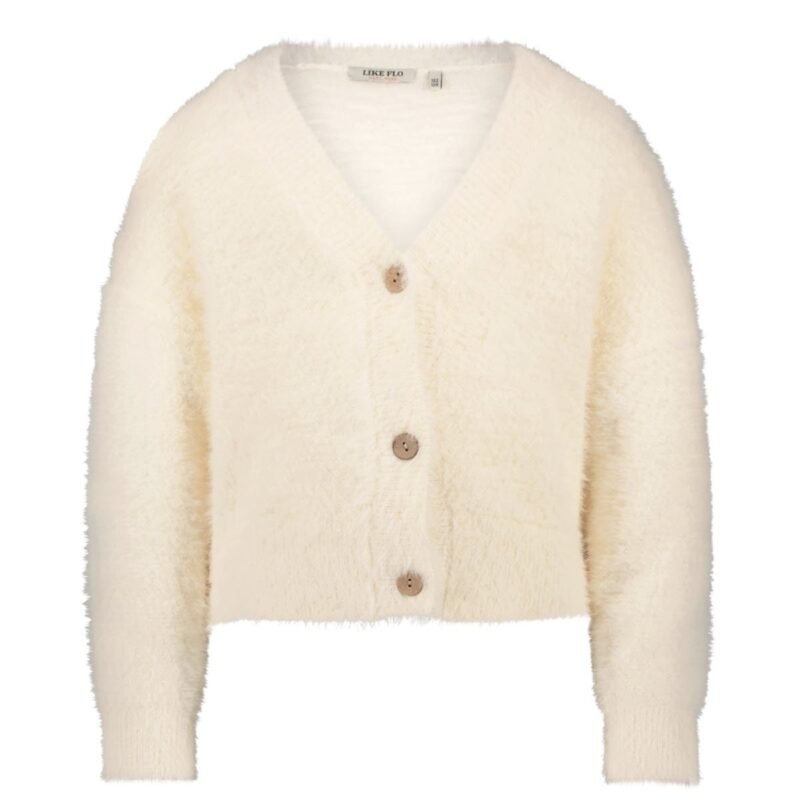 Like Flo Zomer vest meisjes Off wit - fluffy Like FLO Zomer vest meisjes Off wit - fluffyMateriaal 75% polyaminde