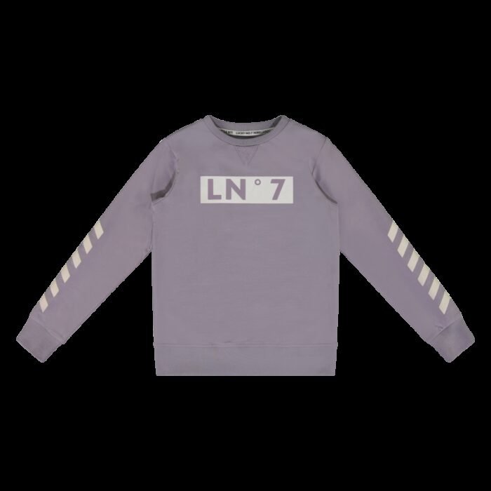 Lucky No. 7 Jongens sweater - Minimal grijs Lucky No. 7 Jongens sweater - Minimal grijsMateriaal