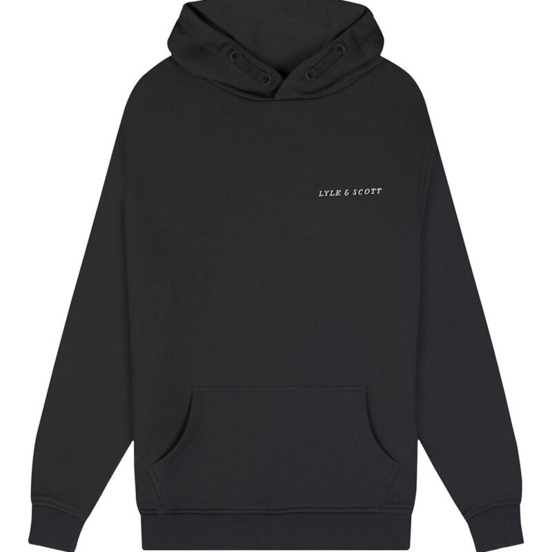 Lyle & Scott Hoodie Script - Gun metal grijs Lyle & Scott Hoodie Script - Gun metal grijsMateriaal BODY SHELL 100% COTTON