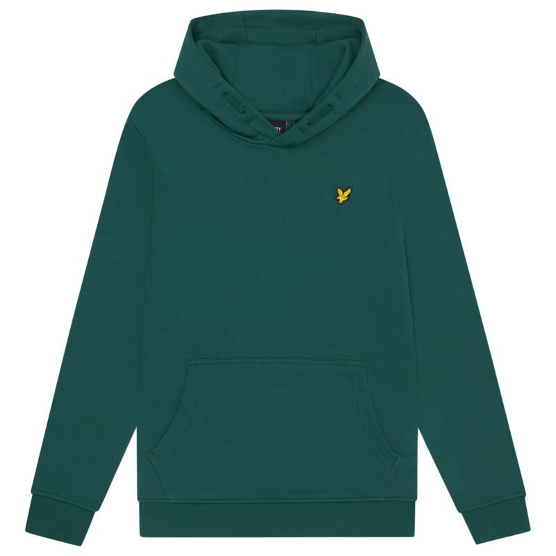 Lyle & Scott Hoodie - X310 Deep Emerald groen Lyle & Scott Hoodie - X310 Deep Emerald groenMateriaal Body Shell 100% Cotton