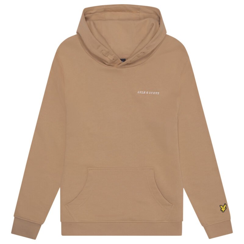 Lyle & Scott Hoodie script - W122 Zand Storm Lyle & Scott Hoodie script - W122 Zand StormMateriaal Body Shell 100% Cotton