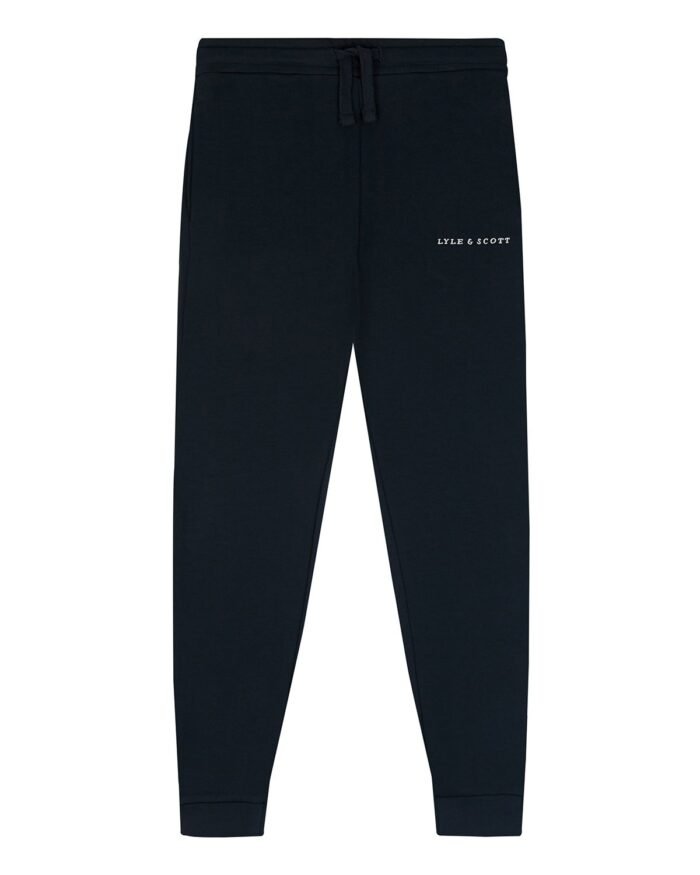 Lyle & Scott Sweat broek Script - Donker navy blauw Lyle & Scott Sweat broek Script - Donker navy blauwMateriaal BODY SHELL 100% COTTON
