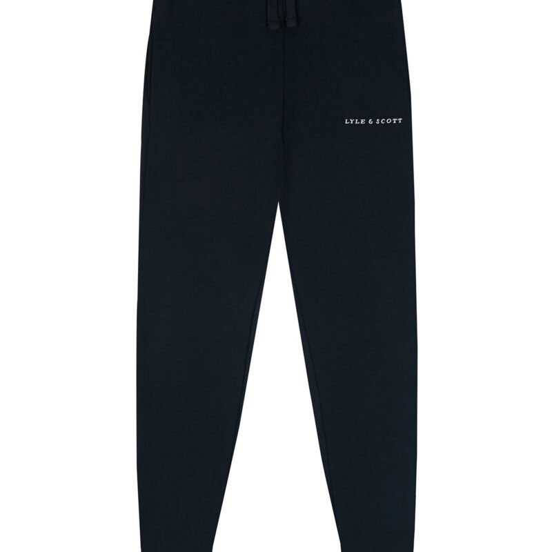 Lyle & Scott Sweat broek Script - Donker navy blauw Lyle & Scott Sweat broek Script - Donker navy blauwMateriaal BODY SHELL 100% COTTON