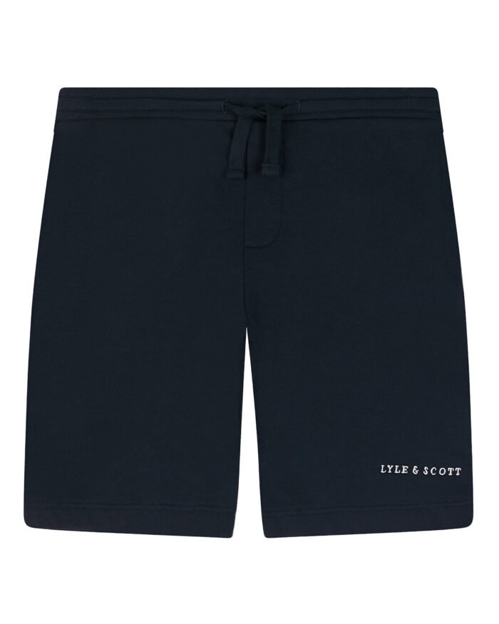 Lyle & Scott Sweat short Script - Donker navy blauw Lyle & Scott Sweat short Script - Donker navy blauwMateriaal BODY SHELL 100% COTTON
