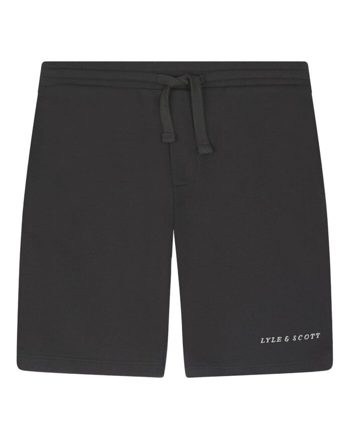 Lyle & Scott Sweat short Script - Gun metal grijs Lyle & Scott Sweat short Script - Gun metal grijsMateriaal BODY SHELL 100% COTTON