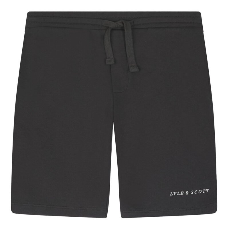 Lyle & Scott Sweat short Script - Gun metal grijs Lyle & Scott Sweat short Script - Gun metal grijsMateriaal BODY SHELL 100% COTTON