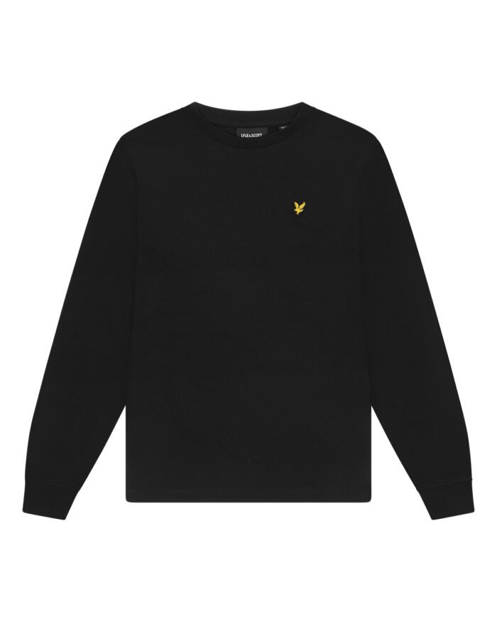 Lyle & Scott T-shirt L/S - Z865 Zwart Lyle & Scott - T-shirt L/S - Z865 ZwartMateriaal Body Shell 100% Cotton