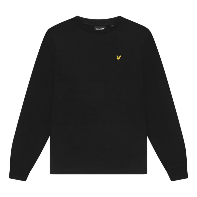 Lyle & Scott T-shirt L/S - Z865 Zwart Lyle & Scott - T-shirt L/S - Z865 ZwartMateriaal Body Shell 100% Cotton