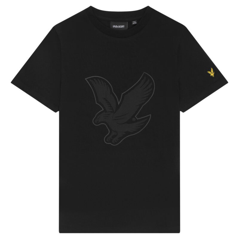 Lyle & Scott T-shirt graphic eagle - Z865 Jet zwart Lyle & Scott T-shirt graphic eagle - Z865 Jet zwartMateriaal Body Shell 100% Cotton