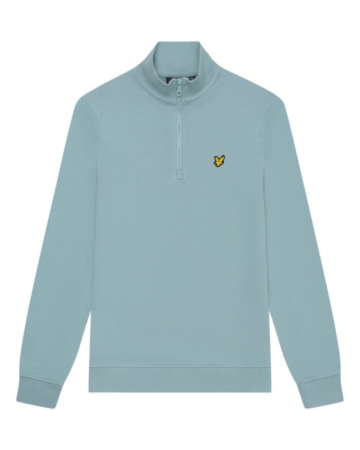 Lyle & Scott Trui met rits - X304 Blauw Smoke Lyle & Scott Trui met rits - X304 Blauw SmokeMateriaal Body Shell 100% Cotton