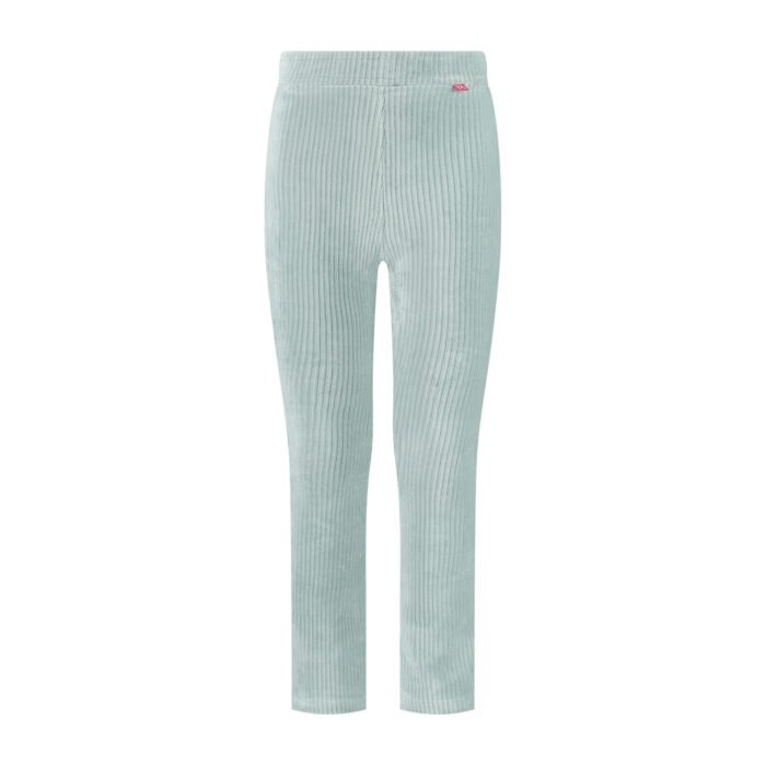 MAYCE Meisjes flair broek rib velours - Powder blauw MAYCE Meisjes flair broek rib velours - Powder blauwMateriaal 65% CO