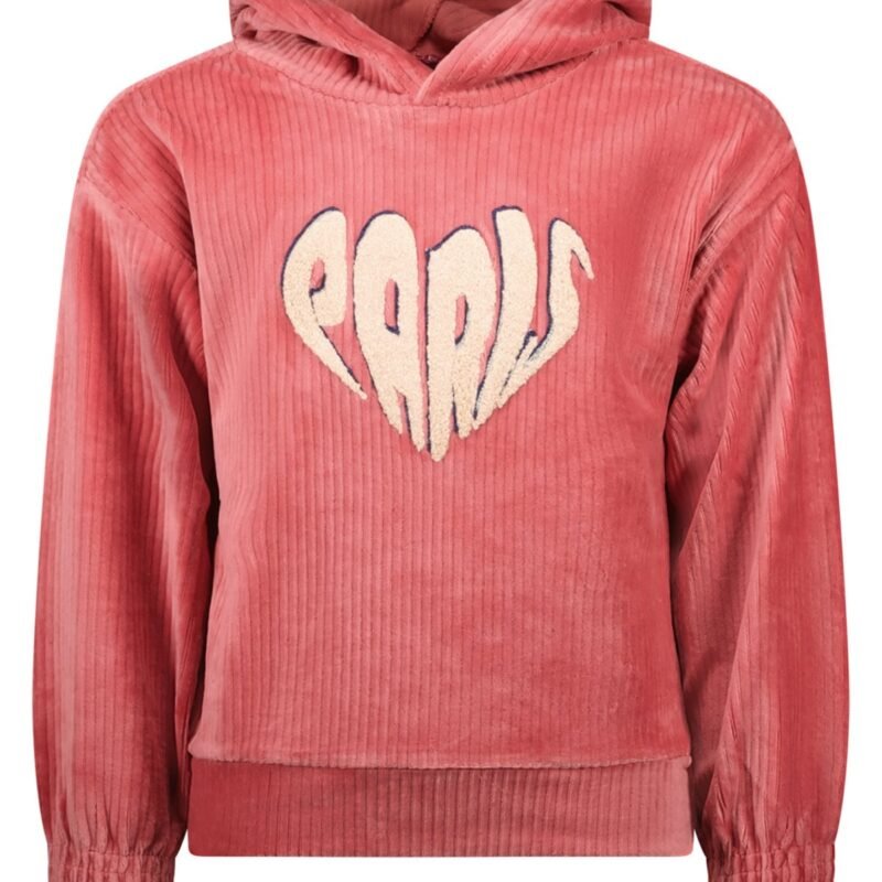 MAYCE Meisjes hoodie rib velours - Rouge MAYCE Meisjes hoodie rib velours - RougeMateriaal 65% CO