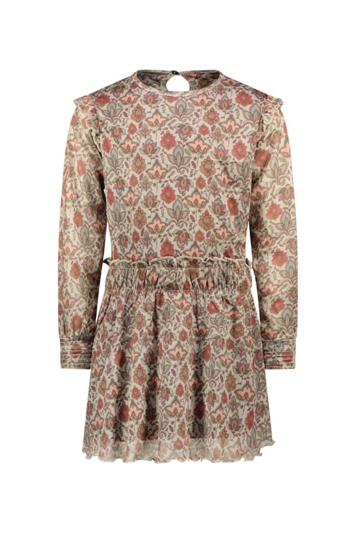 MAYCE Meisjes jurk mesh - Paisley MAYCE Meisjes jurk mesh - PaisleyMateriaal 65% PE