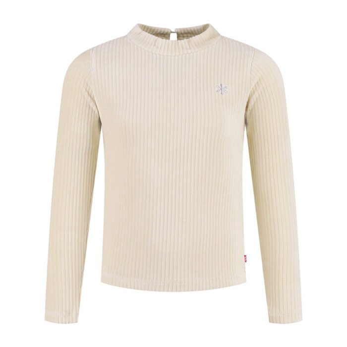 MAYCE Meisjes shirt rib velours - Kit MAYCE Meisjes shirt rib velours - KitMateriaal 65% CO