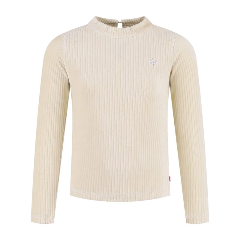 MAYCE Meisjes shirt rib velours - Kit MAYCE Meisjes shirt rib velours - KitMateriaal 65% CO