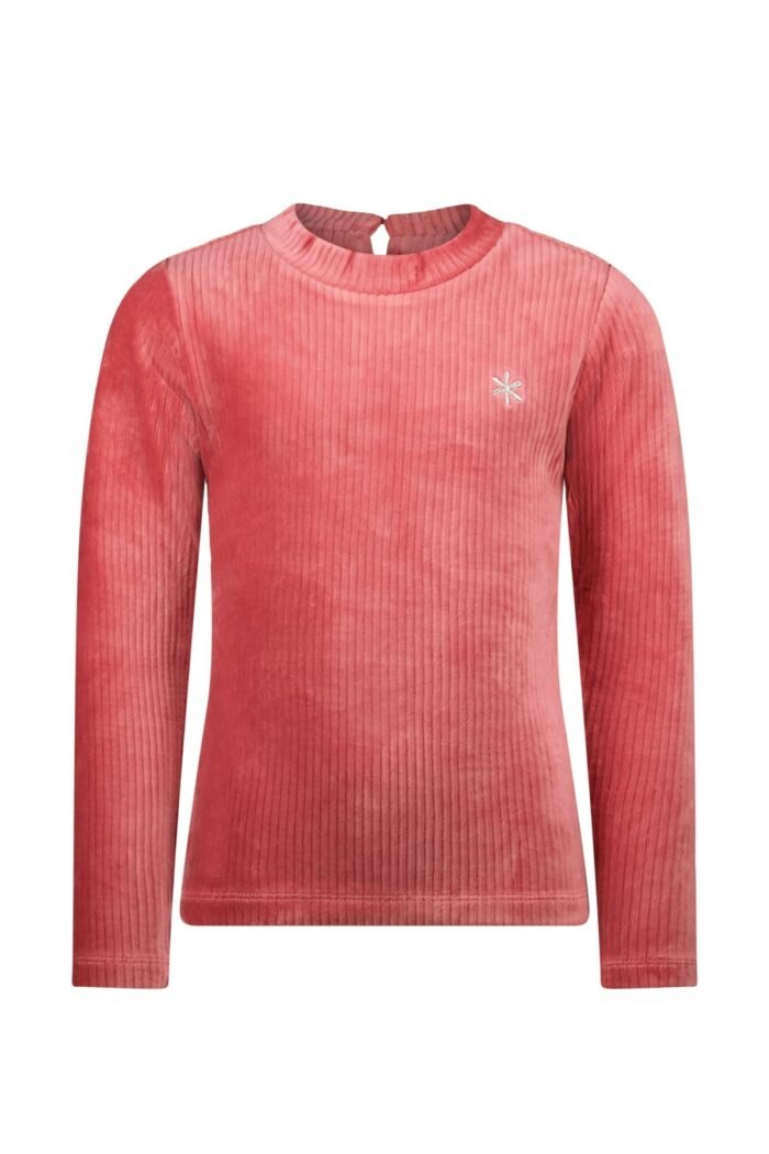 MAYCE Meisjes shirt rib velours - Rouge MAYCE Meisjes shirt rib velours - RougeMateriaal 65% CO