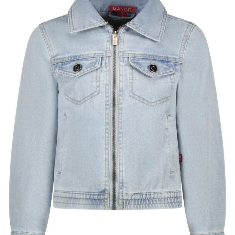 MAYCE Meisjes spijkerjasje - Licht denim MAYCE Meisjes spijkerjasje - Licht denimMateriaal denim