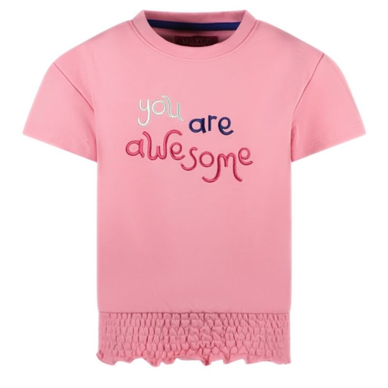 MAYCE Meisjes sweat top - Roze MAYCE Meisjes sweat top - RozeMateriaal 95% sweat
