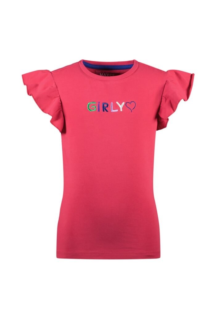 MAYCE Meisjes t-shirt - Sporty roze MAYCE Meisjes t-shirt - Sporty rozeMateriaal 95% katoen