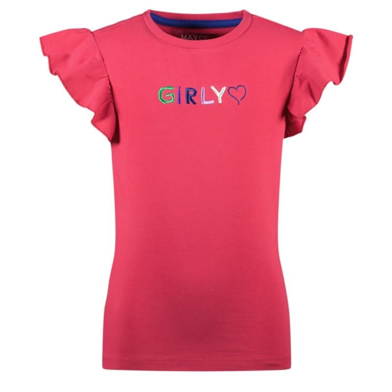 MAYCE Meisjes t-shirt - Sporty roze MAYCE Meisjes t-shirt - Sporty rozeMateriaal 95% katoen