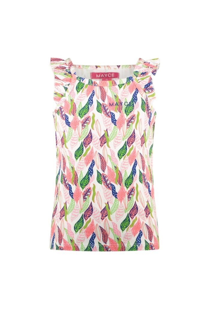 MAYCE Meisjes top - AOP multi MAYCE Meisjes top - AOP multiMateriaal 95% katoen