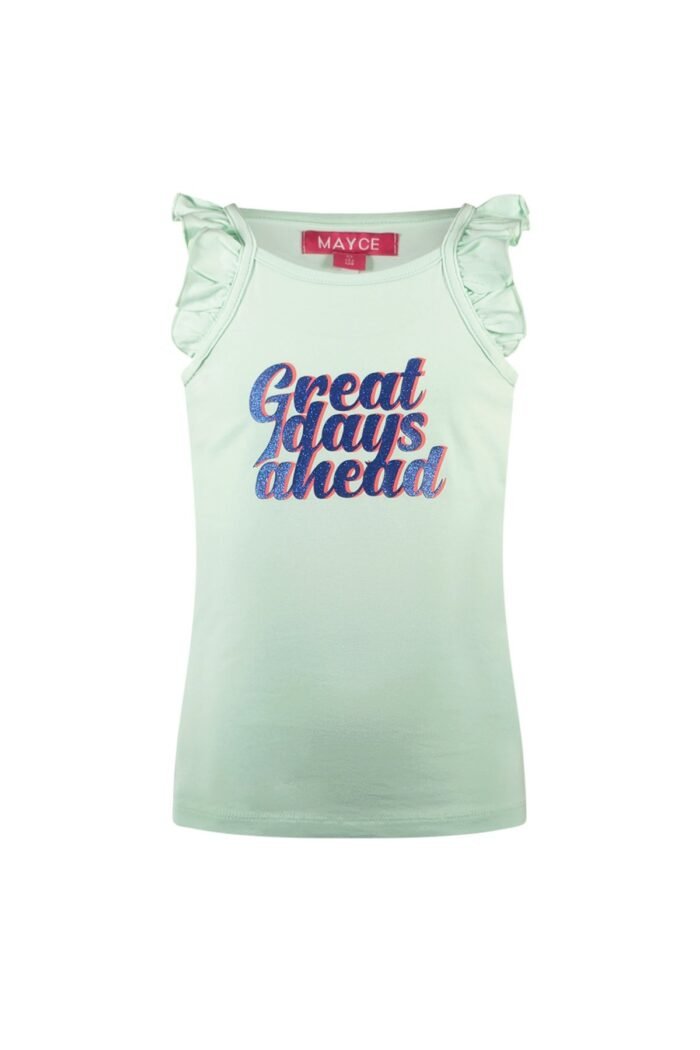 MAYCE Meisjes top - Mint groen MAYCE Meisjes top - Mint groenMateriaal 95% katoen