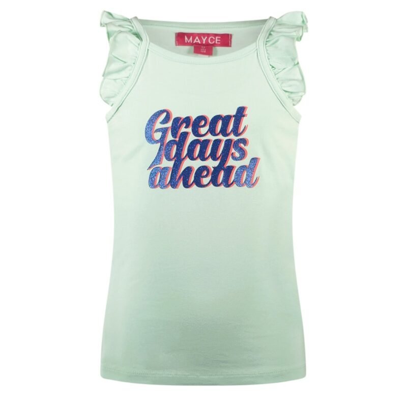 MAYCE Meisjes top - Mint groen MAYCE Meisjes top - Mint groenMateriaal 95% katoen