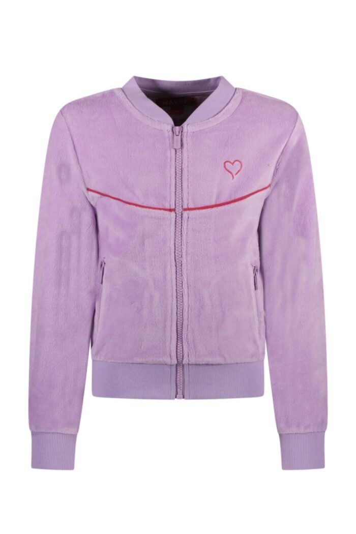 MAYCE Meisjes velvet vest - Lilac MAYCE Meisjes velvet vest - LilacMateriaal 100% polyester