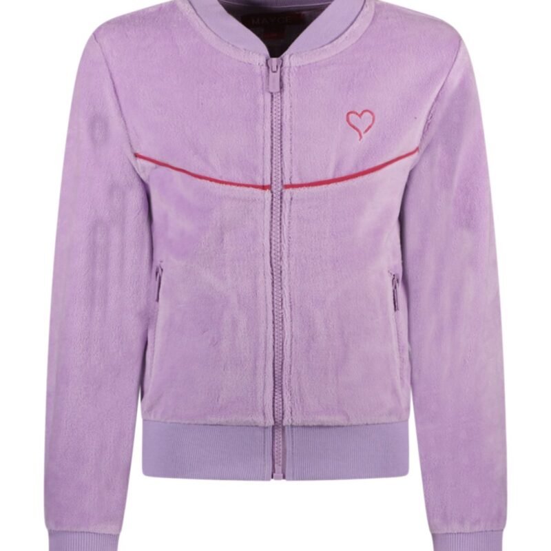 MAYCE Meisjes velvet vest - Lilac MAYCE Meisjes velvet vest - LilacMateriaal 100% polyester