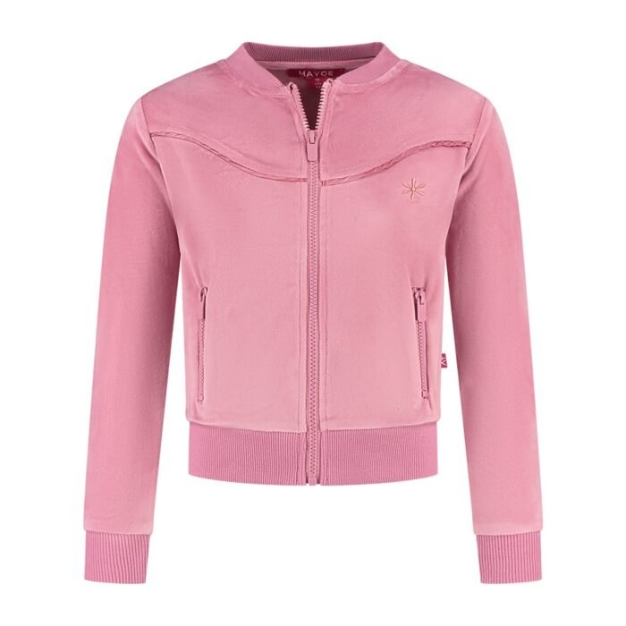 MAYCE Meisjes vest velvet - Lilac MAYCE Meisjes vest velvet - LilacMateriaal 100% PE