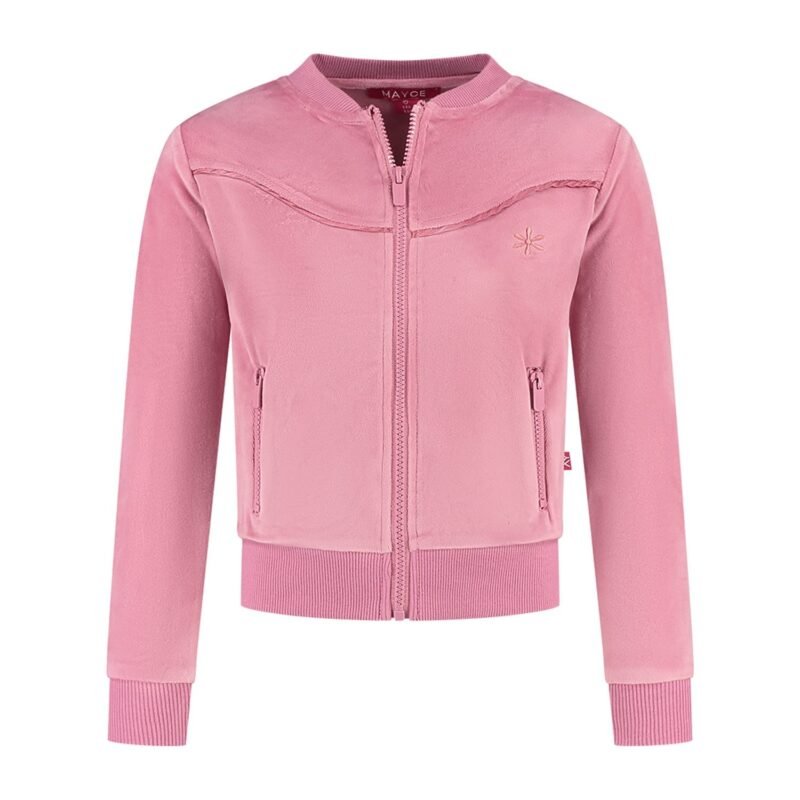 MAYCE Meisjes vest velvet - Lilac MAYCE Meisjes vest velvet - LilacMateriaal 100% PE