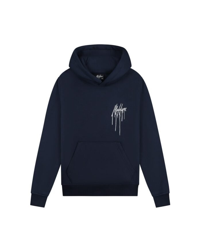 Malelions Hoodie Painter - Navy blauw / Wit Malelions Hoodie Painter - Navy blauw / WitMateriaal 70% Cotton
