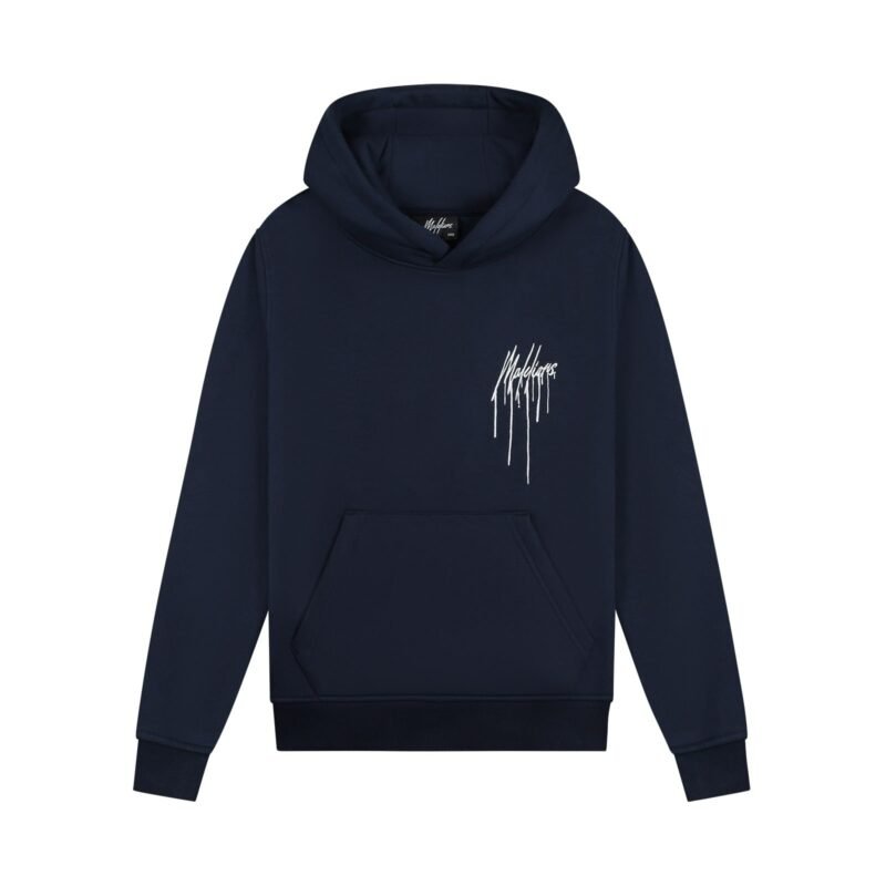 Malelions Hoodie Painter - Navy blauw / Wit Malelions Hoodie Painter - Navy blauw / WitMateriaal 70% Cotton