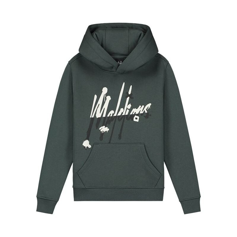 Malelions Hoodie graffiti split - Teal / Off wit Malelions Hoodie graffiti split - Teal / Off witMateriaal 70% Cotton