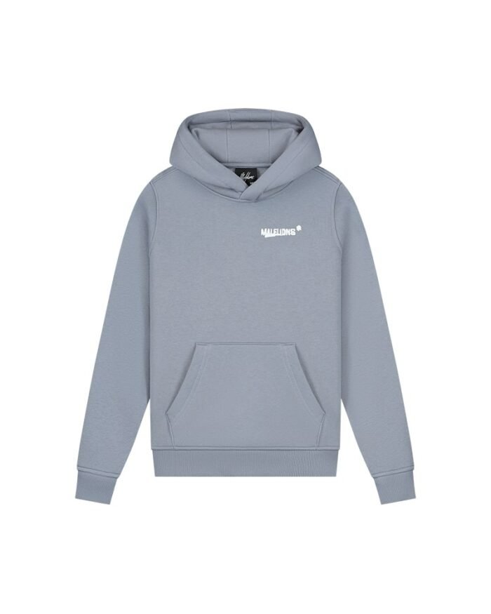Malelions Hoodie inked - Ice blauw / Wit Malelions Hoodie inked - Ice blauw / WitMateriaal 70% Cotton