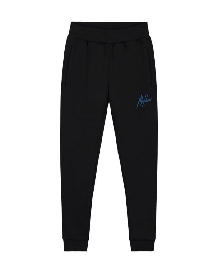 Malelions Sweat broek signature gestreept - Zwart / Kobalt blauw Malelions Sweat broek signature gestreept - Zwart / Kobalt blauwMateriaal 70% Cotton