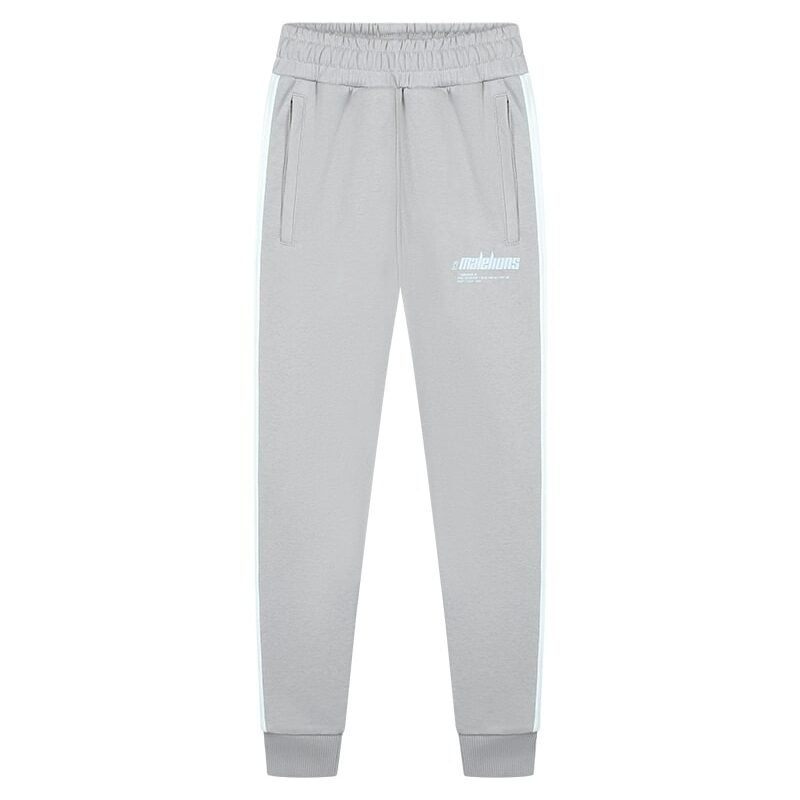 Malelions Sweat broek worldwide - Aqua grijs/mint Malelions Sweat broek worldwide - Aqua grijs/mintMateriaal 100% COTTON