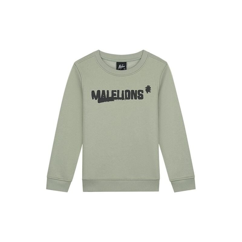 Malelions Sweater inked - Zeegras Malelions Sweater inked - ZeegrasMateriaal 70% Cotton