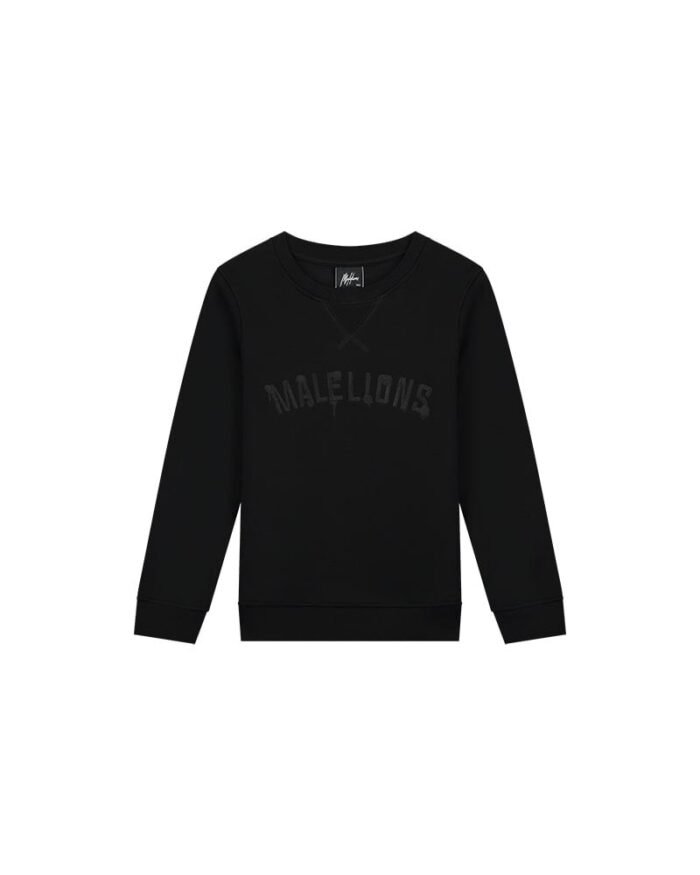 Malelions Sweater paint - Zwart Malelions Sweater paint - ZwartMateriaal 70% Cotton
