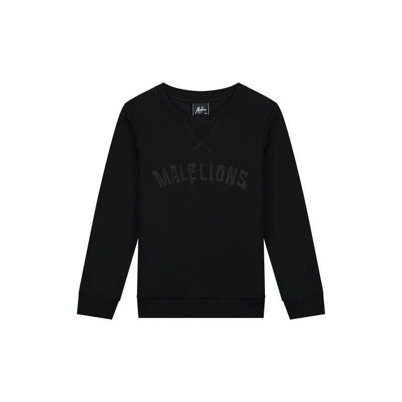 Malelions Sweater paint - Zwart Malelions Sweater paint - ZwartMateriaal 70% Cotton