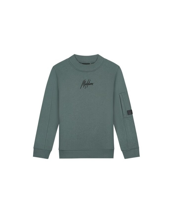 Malelions Sweater turtle - Teal Malelions Sweater turtle - TealMateriaal 70% Cotton