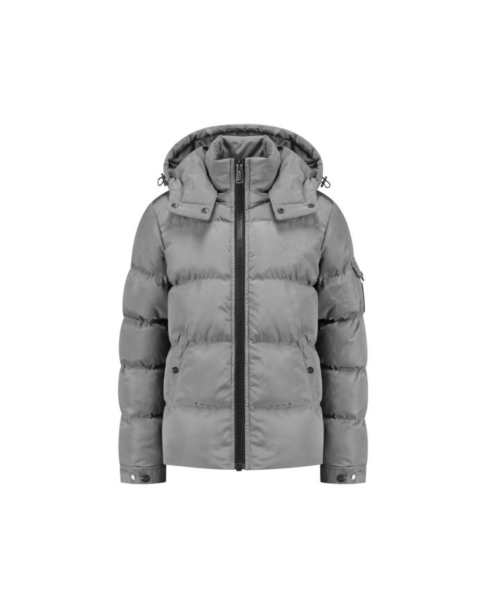 Malelions Winterjas Patch Puffer - Grijs Malelions Winterjas Patch Puffer - GrijsMateriaal 100% Polyester