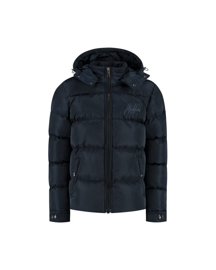 Malelions Winterjas Patch Puffer - Navy blauw Malelions Winterjas Patch Puffer - Navy blauwMateriaal 100% Polyester