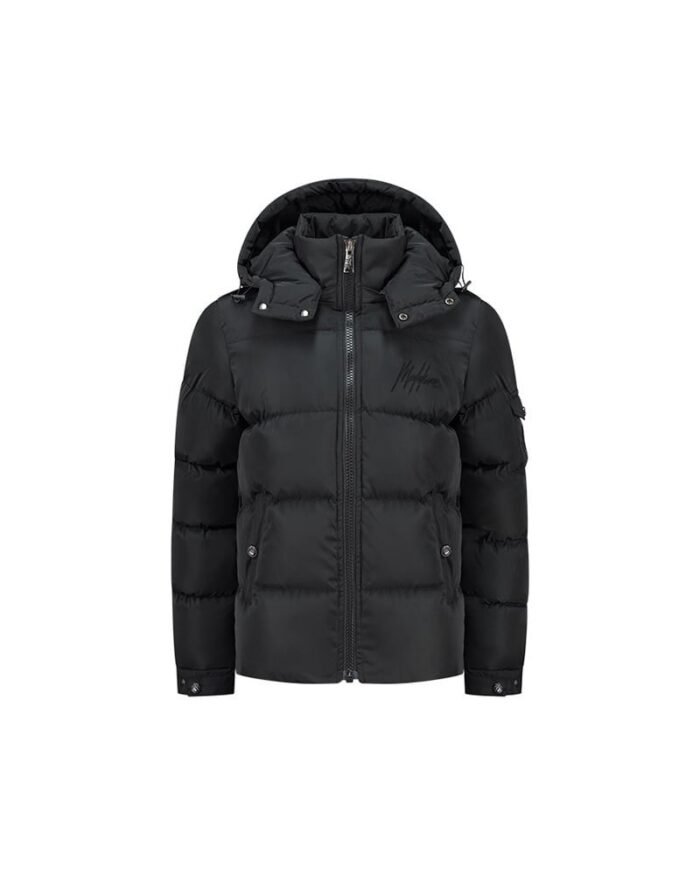 Malelions Winterjas Patch Puffer - Zwart Malelions Winterjas Patch Puffer - ZwartMateriaal 100% Polyester