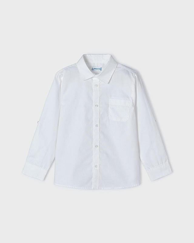 Mayoral Jongens shirt - Wit Mayoral Jongens shirt - WitMateriaal