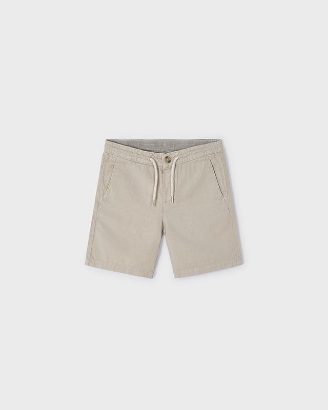 Mayoral Jongens short linnen - Semolina Mayoral Jongens short linnen - SemolinaMateriaal